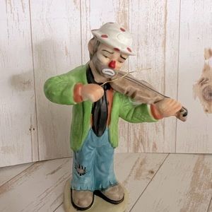 Emmett Kelly Violin Playing Figurine